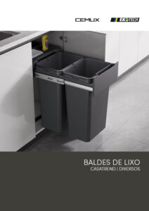 Capa de Catálogo de Baldes de Lixo de Cozinha - Diversos