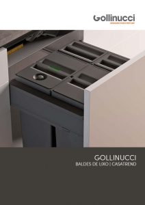 Capa de Catálogo de Baldes de Lixo de Cozinha - Gollinucci