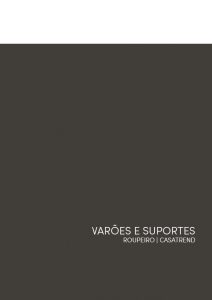 Capa para Catálogo de Varões de Roupeiro e Suportes